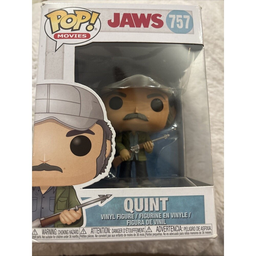 Jaws Quint Funko Pop #757 Movies Vinyl Figure Brand New!
